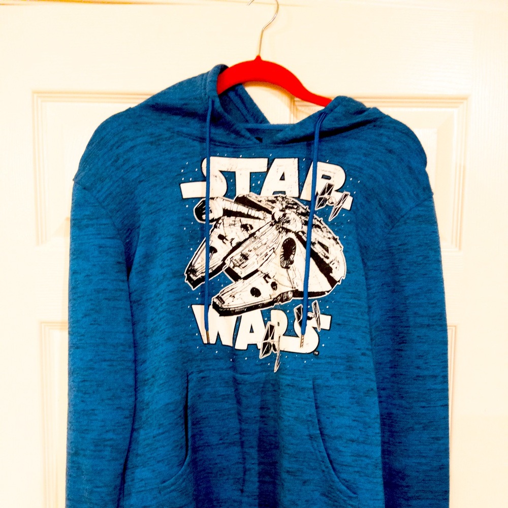 STAR WARS Millennium Falcon Mens Hoodie Sz M